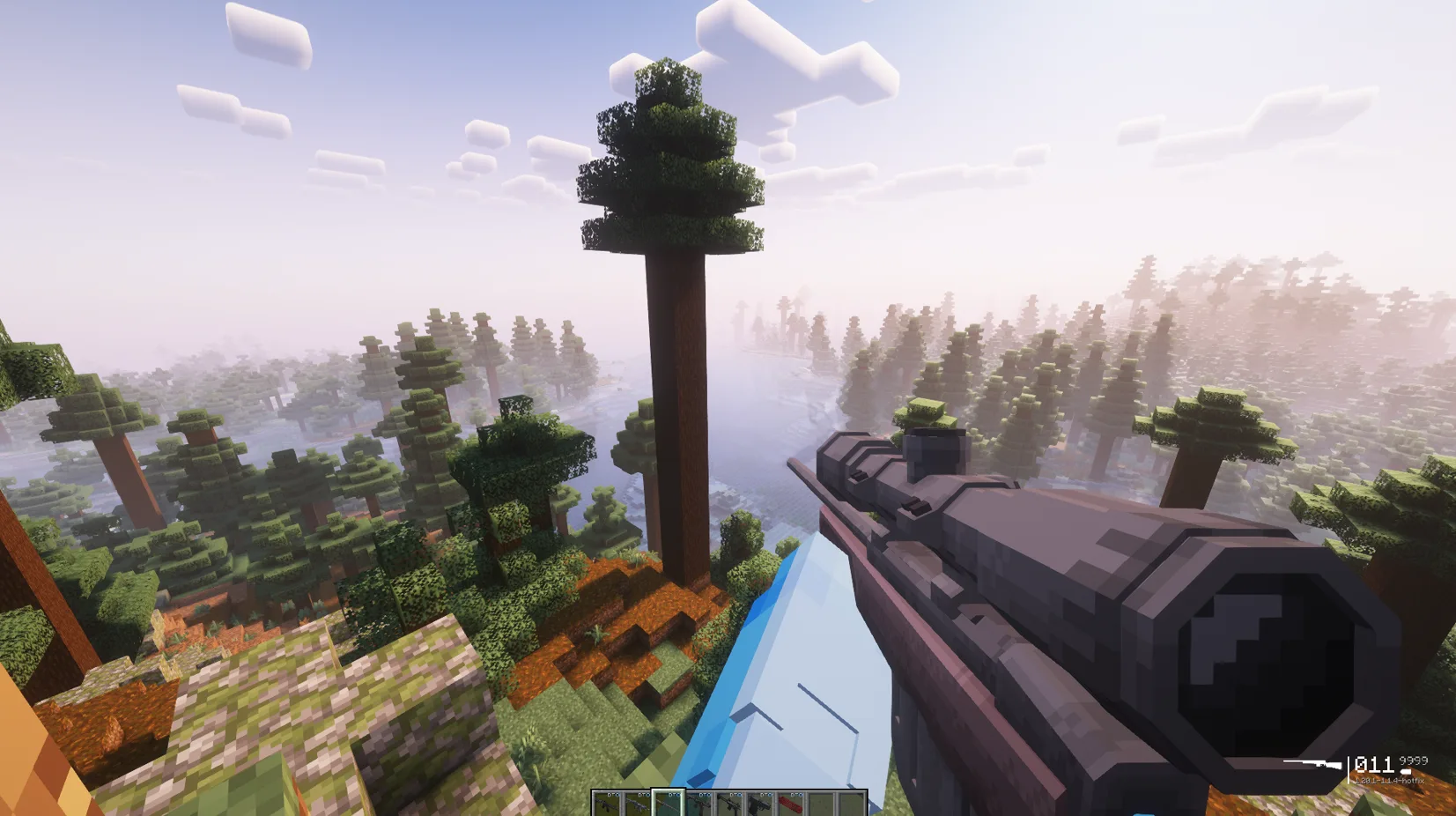 Игровой процесс с винтовкой SSG-69 из мода TACZ Addons: Daffa's Arsenal.