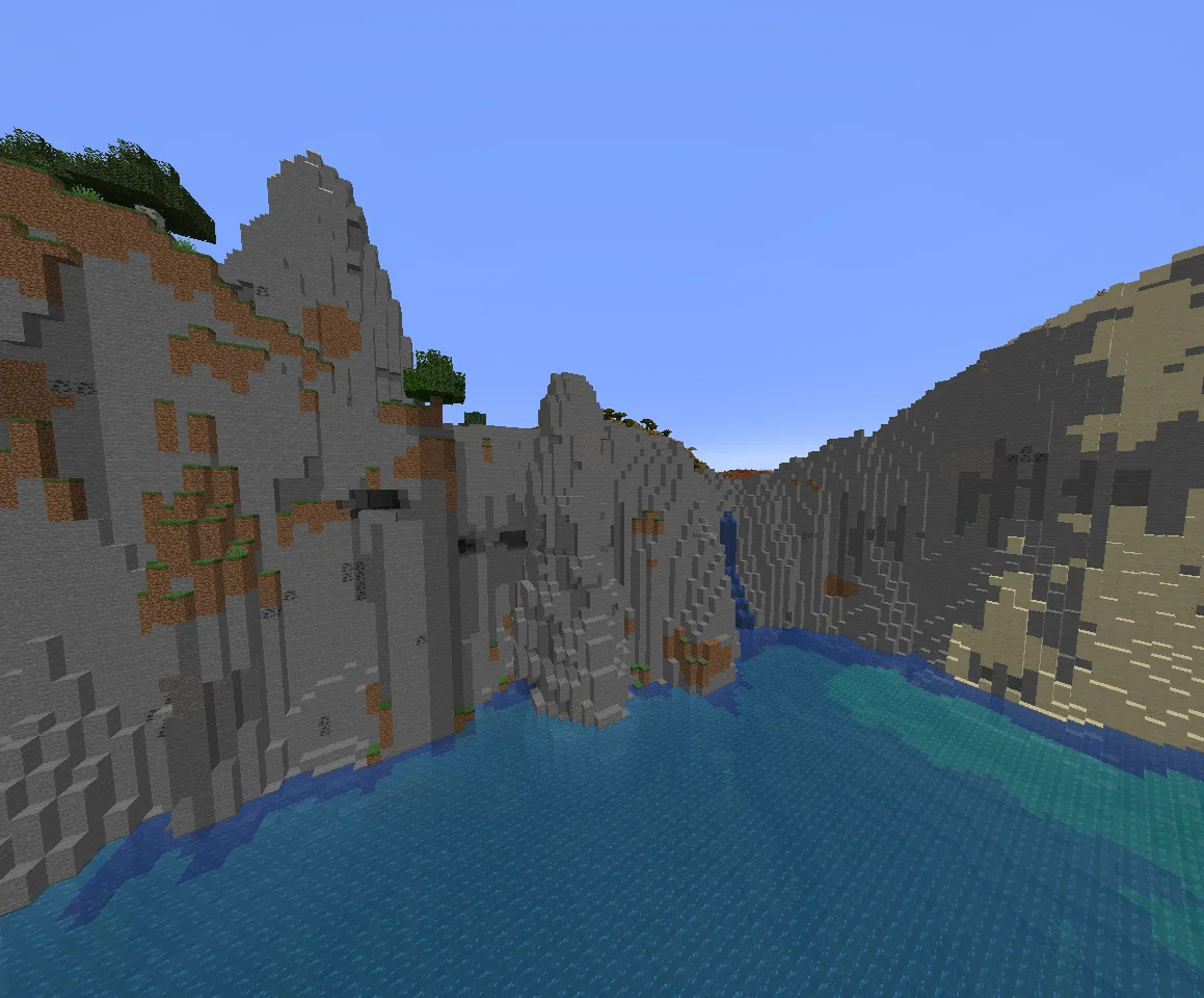 Модификация Rusty's Sylvan: обновленная генерация каменистого побережья.