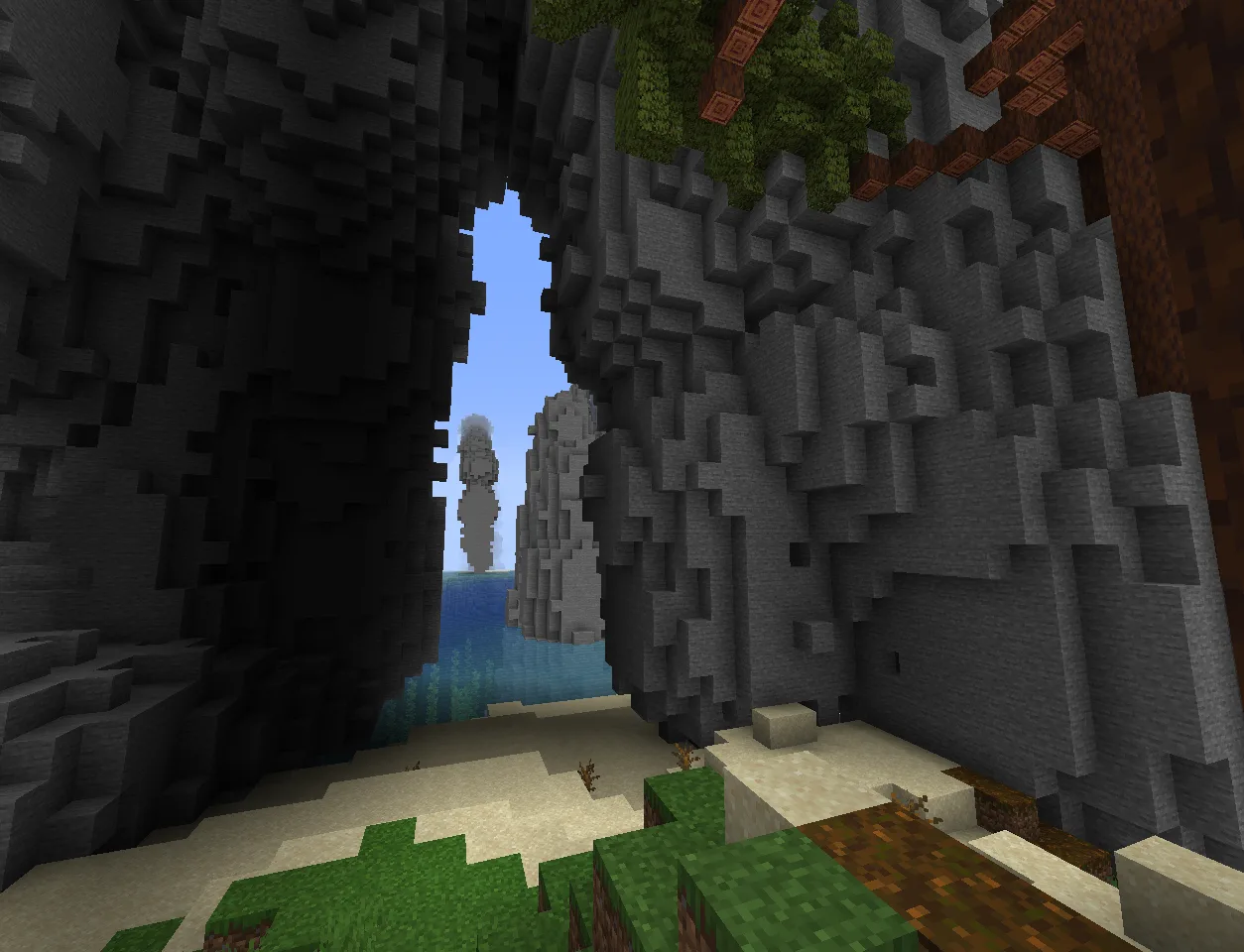 Массивные каменные арки в море в проекте Rusty's Sylvan.