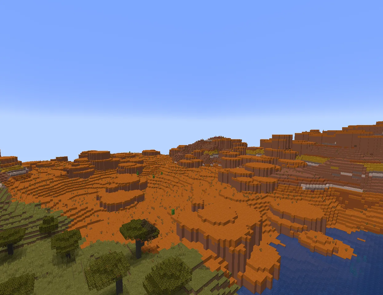 Скриншот экспериментальных скал из проекта Rusty's Sylvan: Badlands Overhaul.