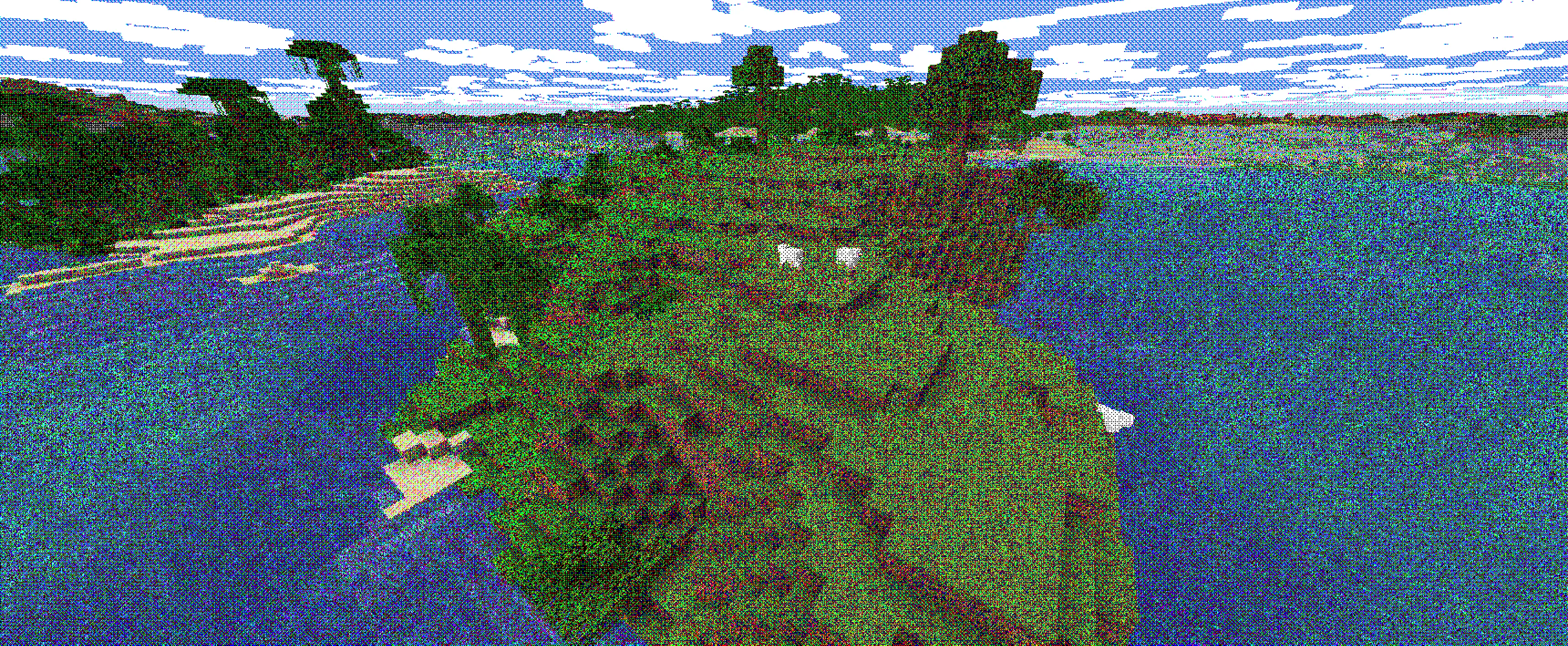 Демонстрация качества шейдера Chandler's Retro Shader