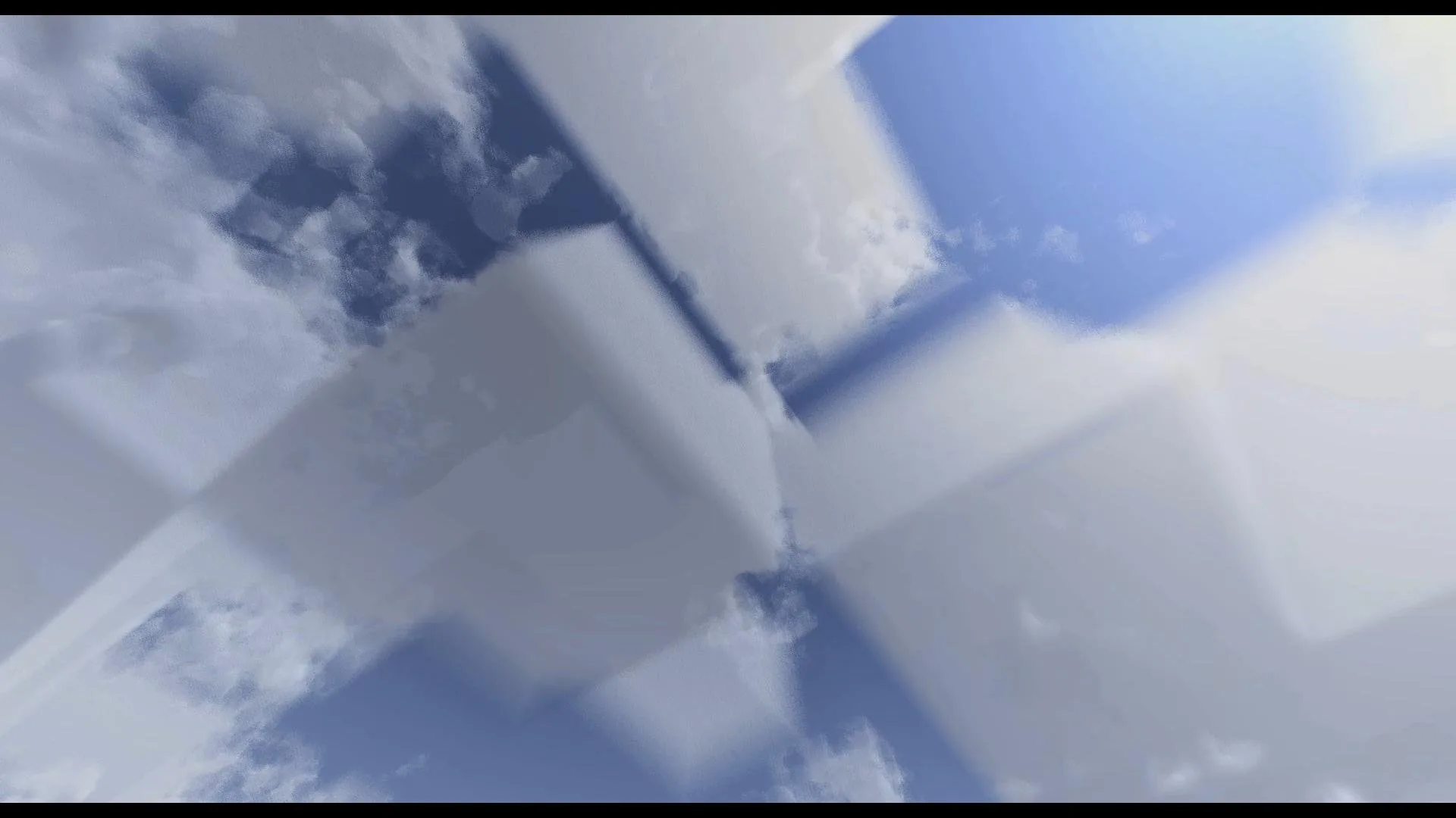 Pegasus Shaders: блочная опция облаков.