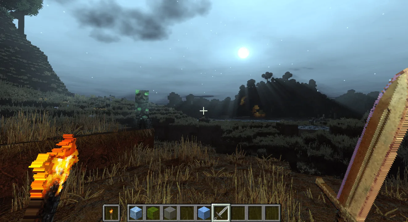 Pegasus Shaders с поддержкой PBR и высоким FPS, демонстрируется ресурс-пак Patrix.