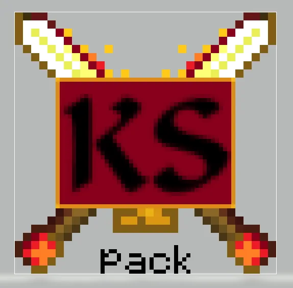 Иконка ресурс-пака KSPACK с пользовательскими текстурами предметов и языковыми файлами