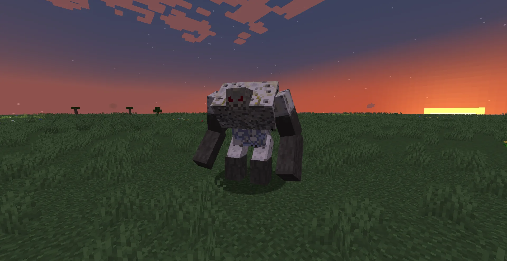 Скин мутанта-кадаврика из Minecraft.