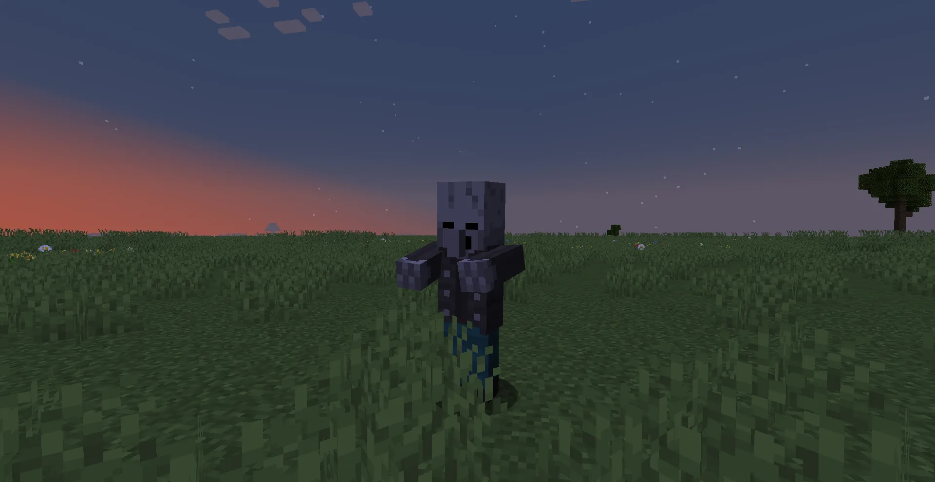 Скин зомби-поборника (Zombie Vindicator) для Minecraft.