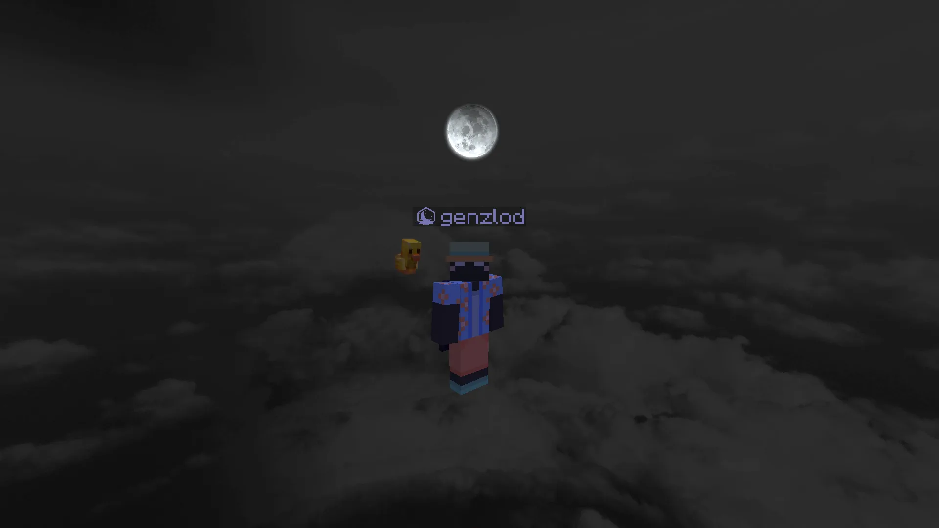 Ночное небо в ресурс-паке Blod 16x