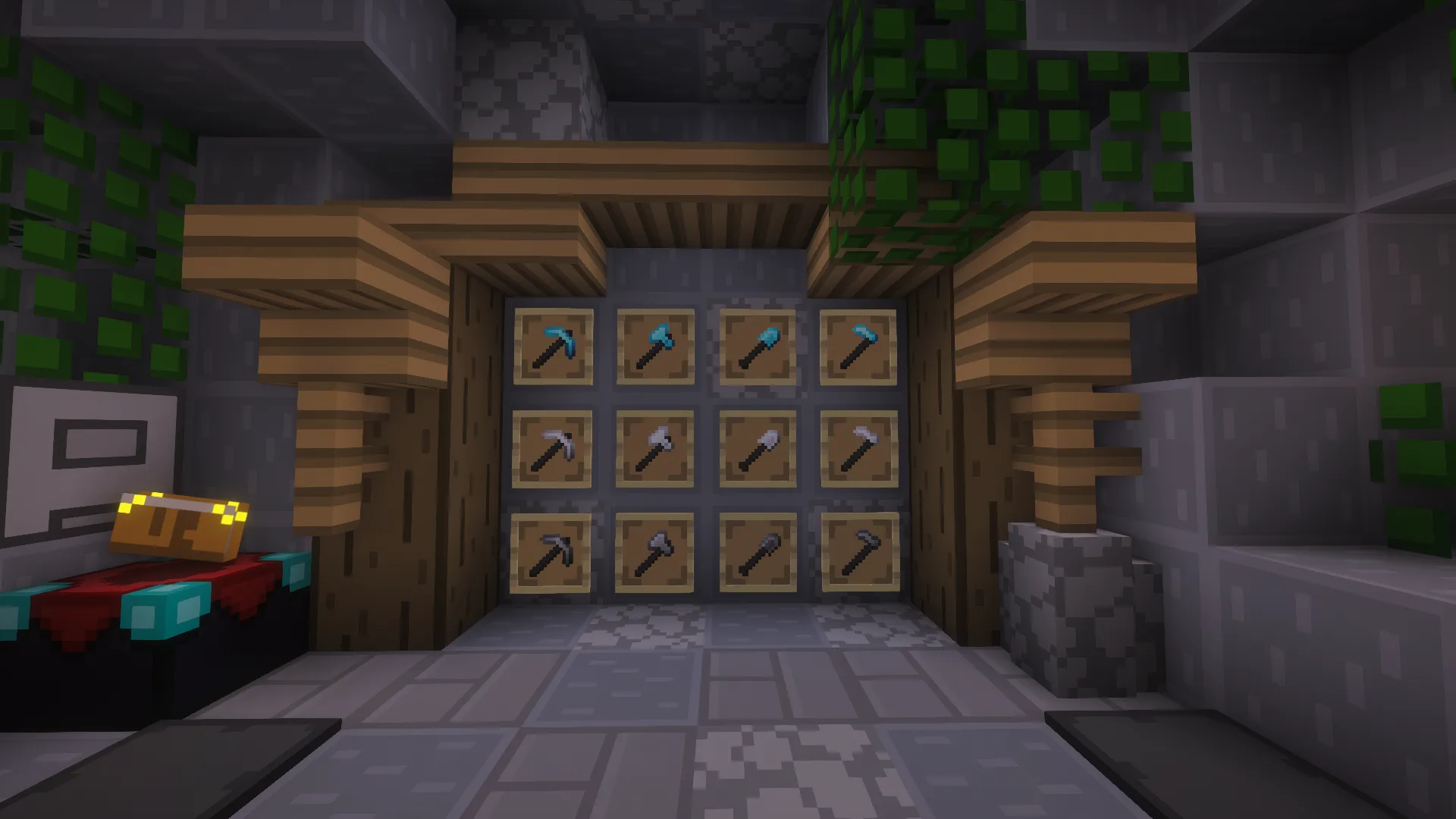 Инструменты в ресурс-паке Blod 16x