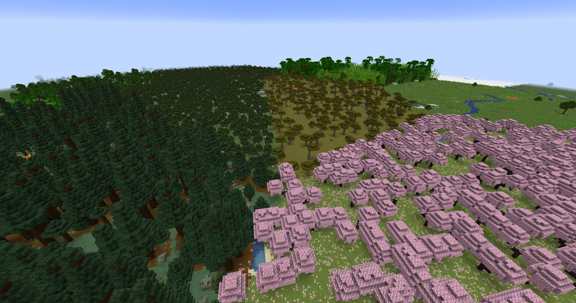 Генерация мира в моде OneLayer