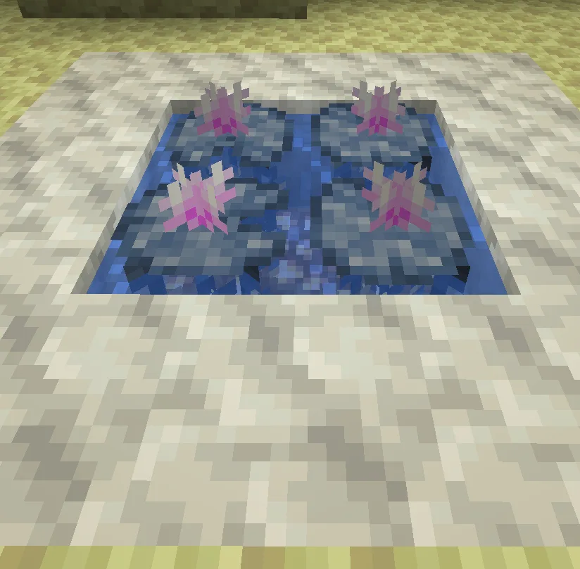 Индиго-кувшинка из мода Improved End