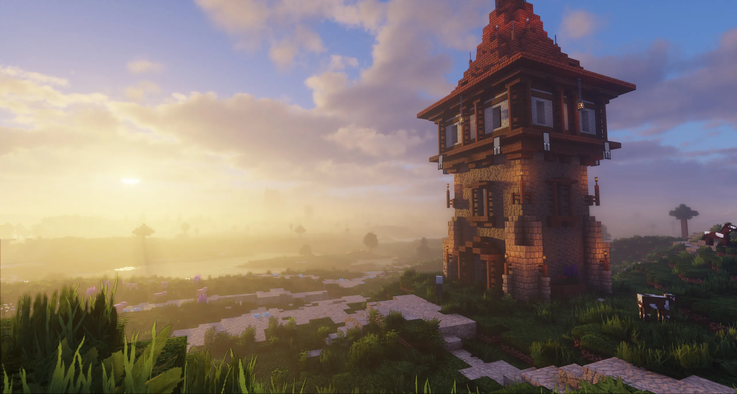 Средневековая башня в стиле проекта Coven.