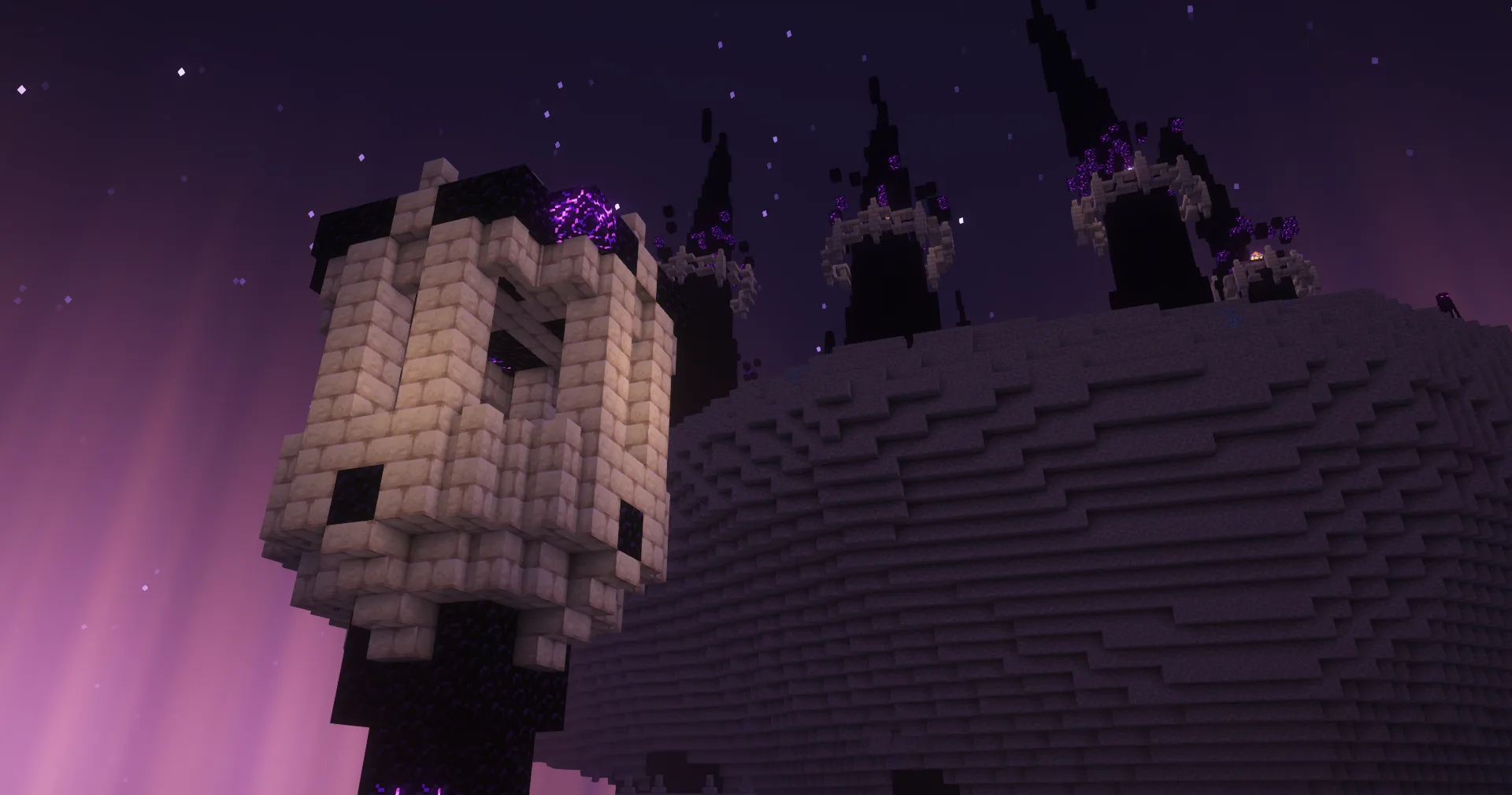 Обновленная платформа спавна на острове Энда из мода YUNG's Better End Island.