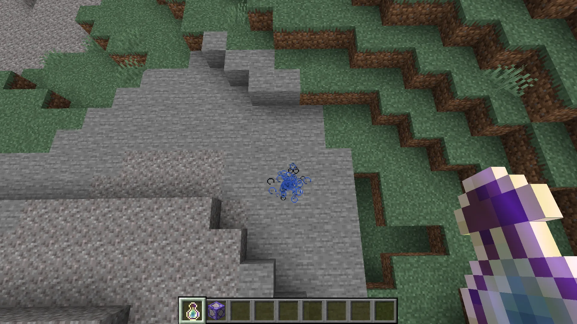 Бросок бутылки опыта в моде Too Much XP