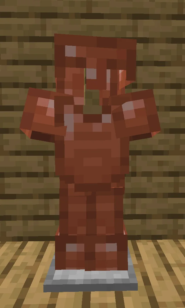 Медная броня из мода Backported Copper Stuff
