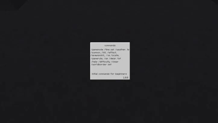 Команда запуска мода start command