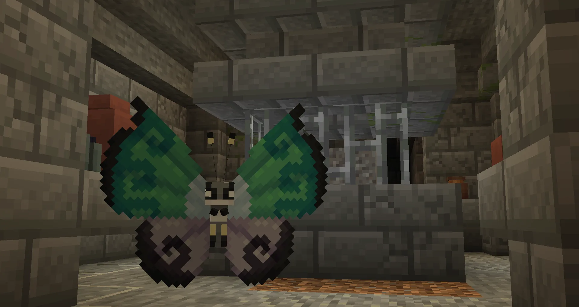 Вивильон с узором Пелопоннес из мода Cobblemon.