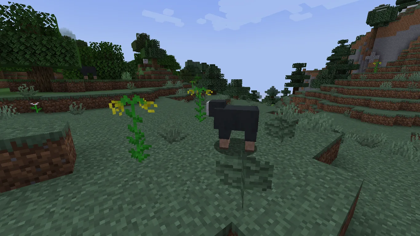 Скриншот обновления мода NATURE MOD версии 0.9.14 с новой растительностью и генерацией горных биомов.