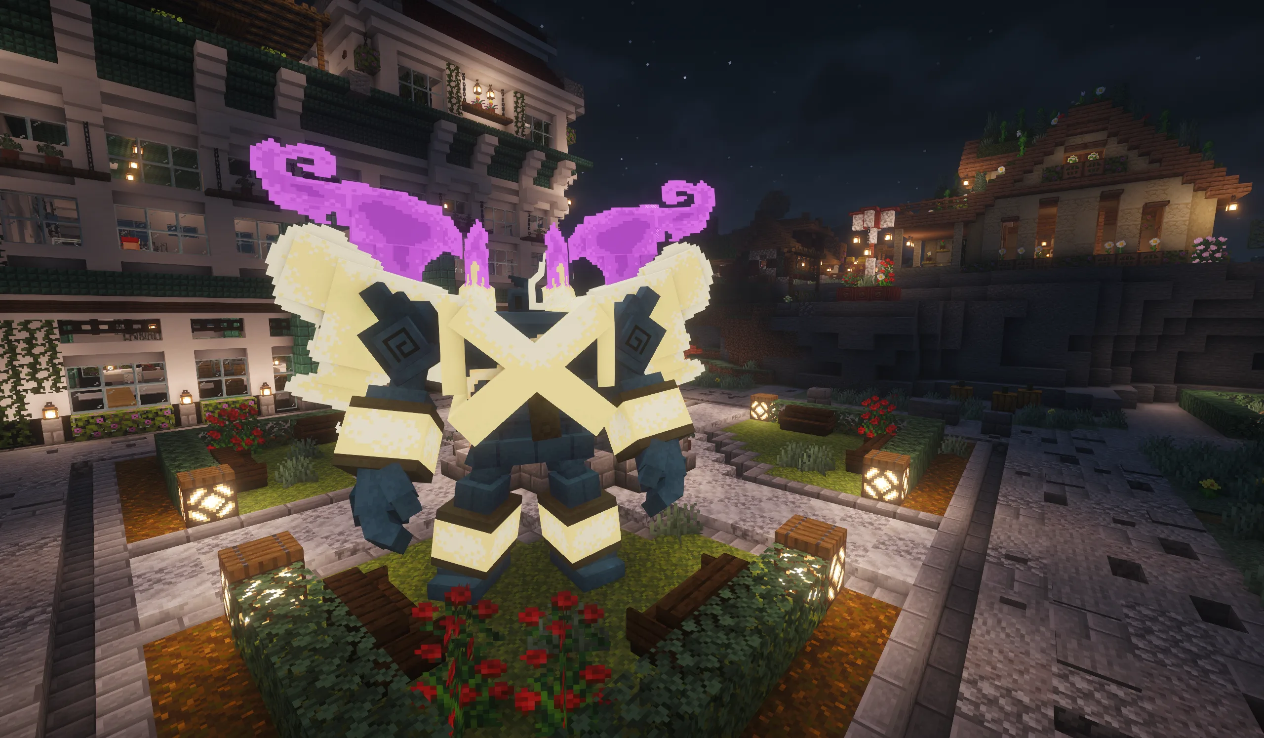 Пиксель-арт Голурка в Minecraft.