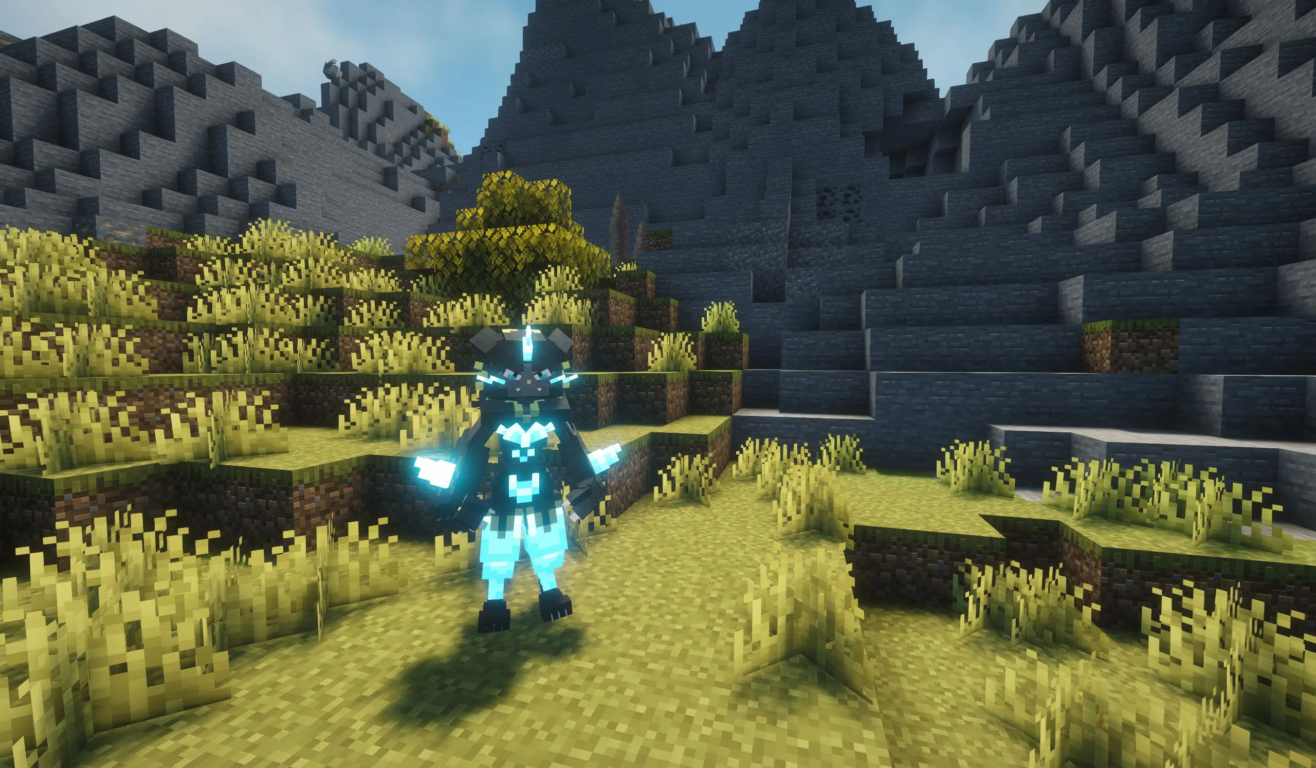 Пиксель-арт Мега Зераоры в Minecraft.