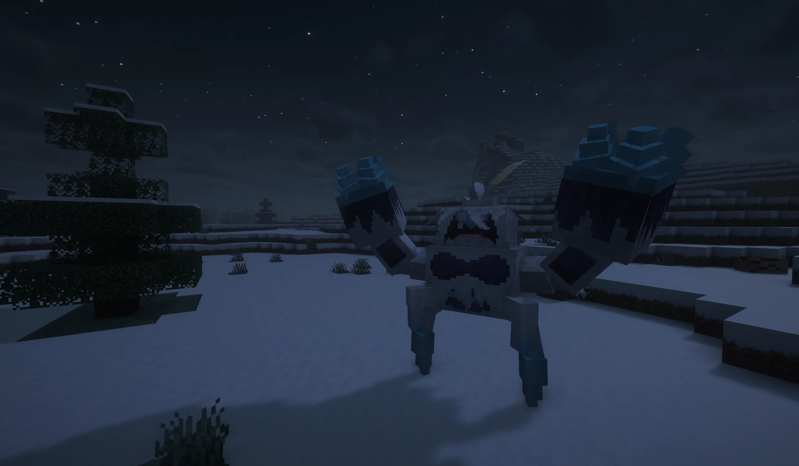 Постройка Крабоминабеля в Minecraft.