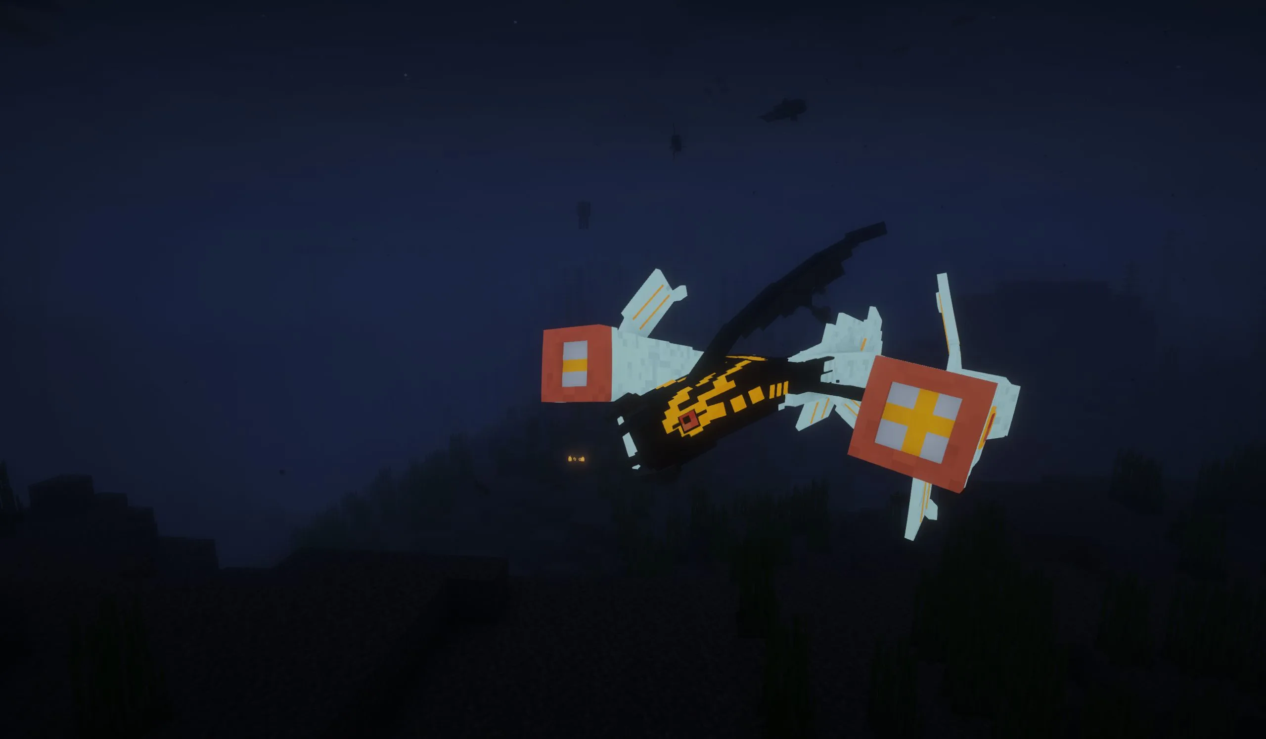 Гигантская постройка покемона Электросса в Minecraft.