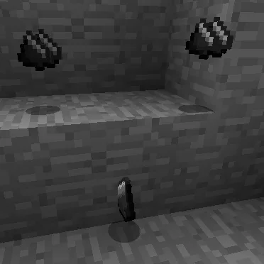 Процесс создания кремнёвых осколков для инструментов в моде No Tree Punching.