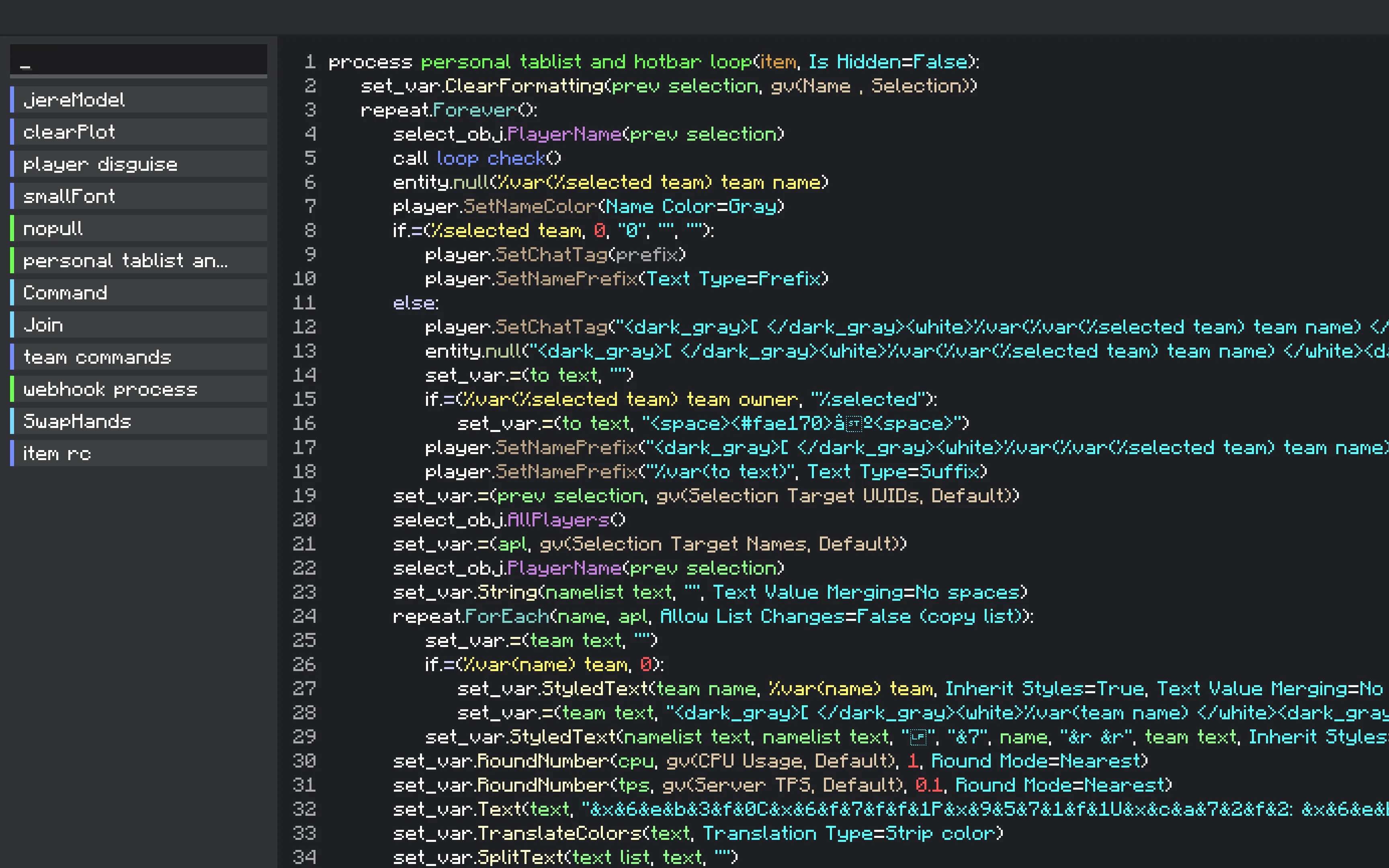 Базовый код построения графика в моде HyperViewer