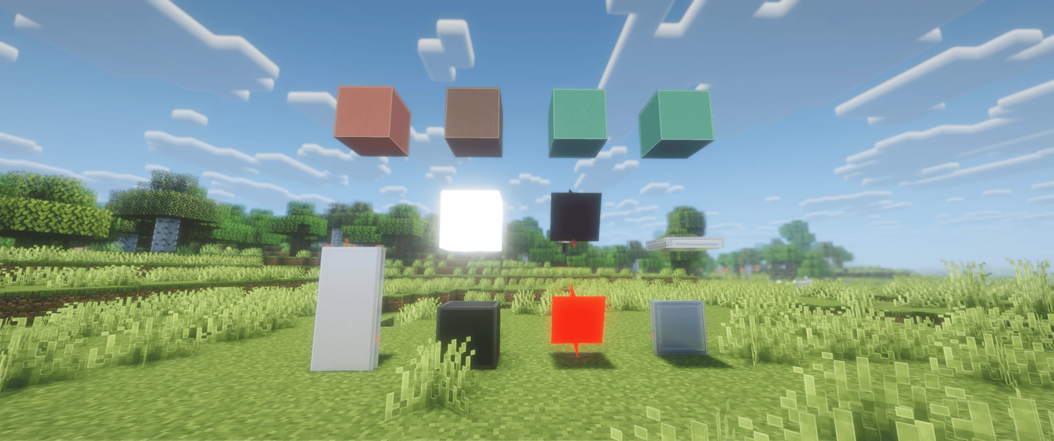 Minecraft Multicolor Display More Display - Ресурс паки для Minecraft - Minecraft Flow