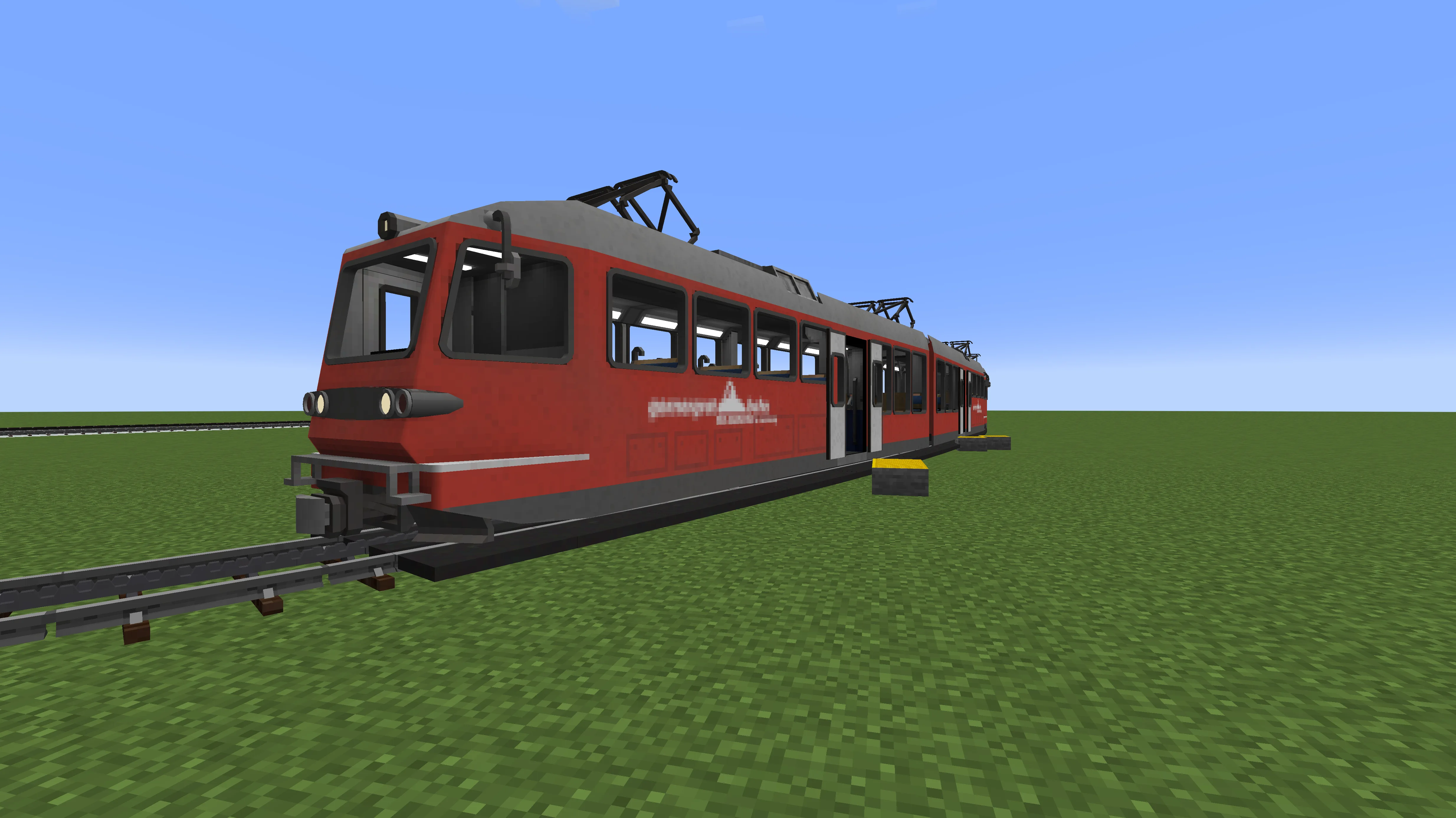 Открытые двери состава GGB-pack для MTR