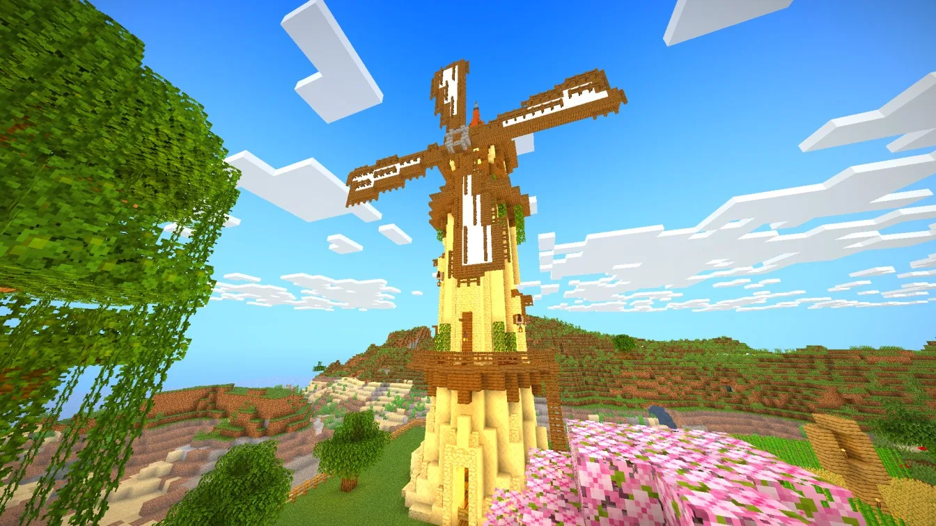 Ветряная мельница в стиле EclipseLite