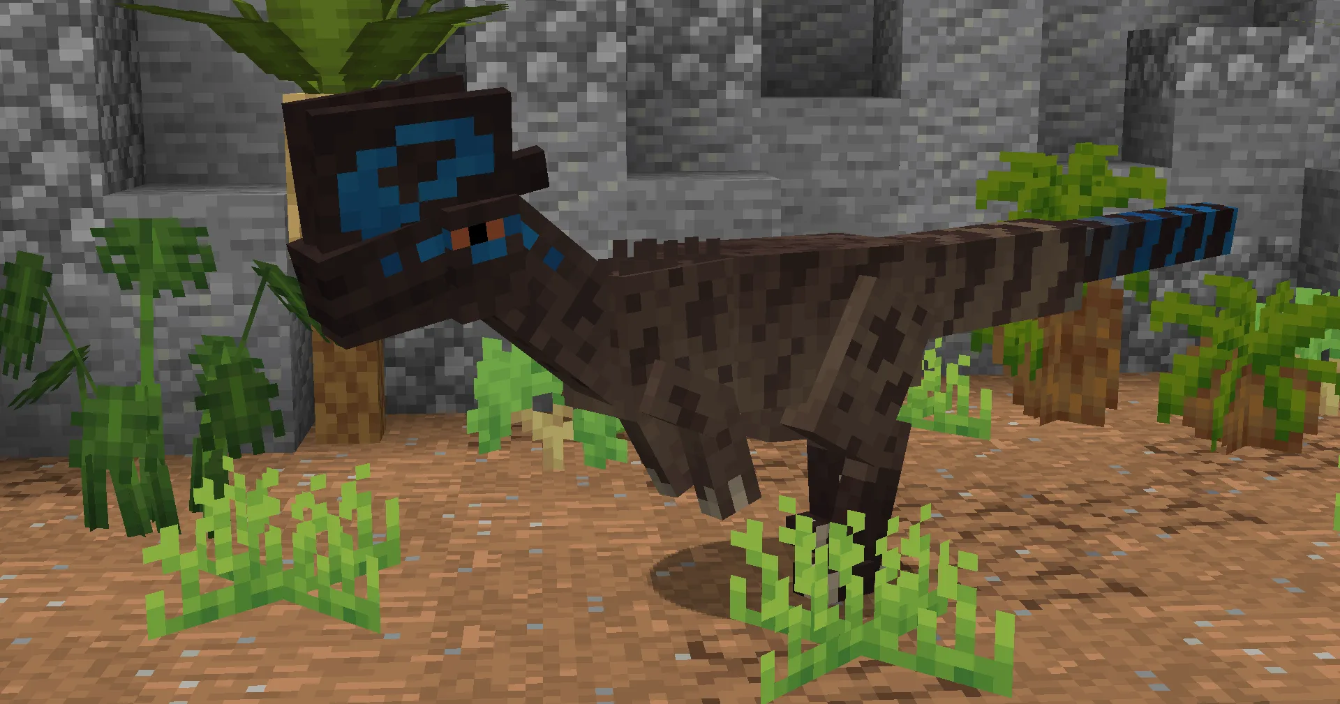 3D-модель дилофозавра из проекта Scorpio's F/A.