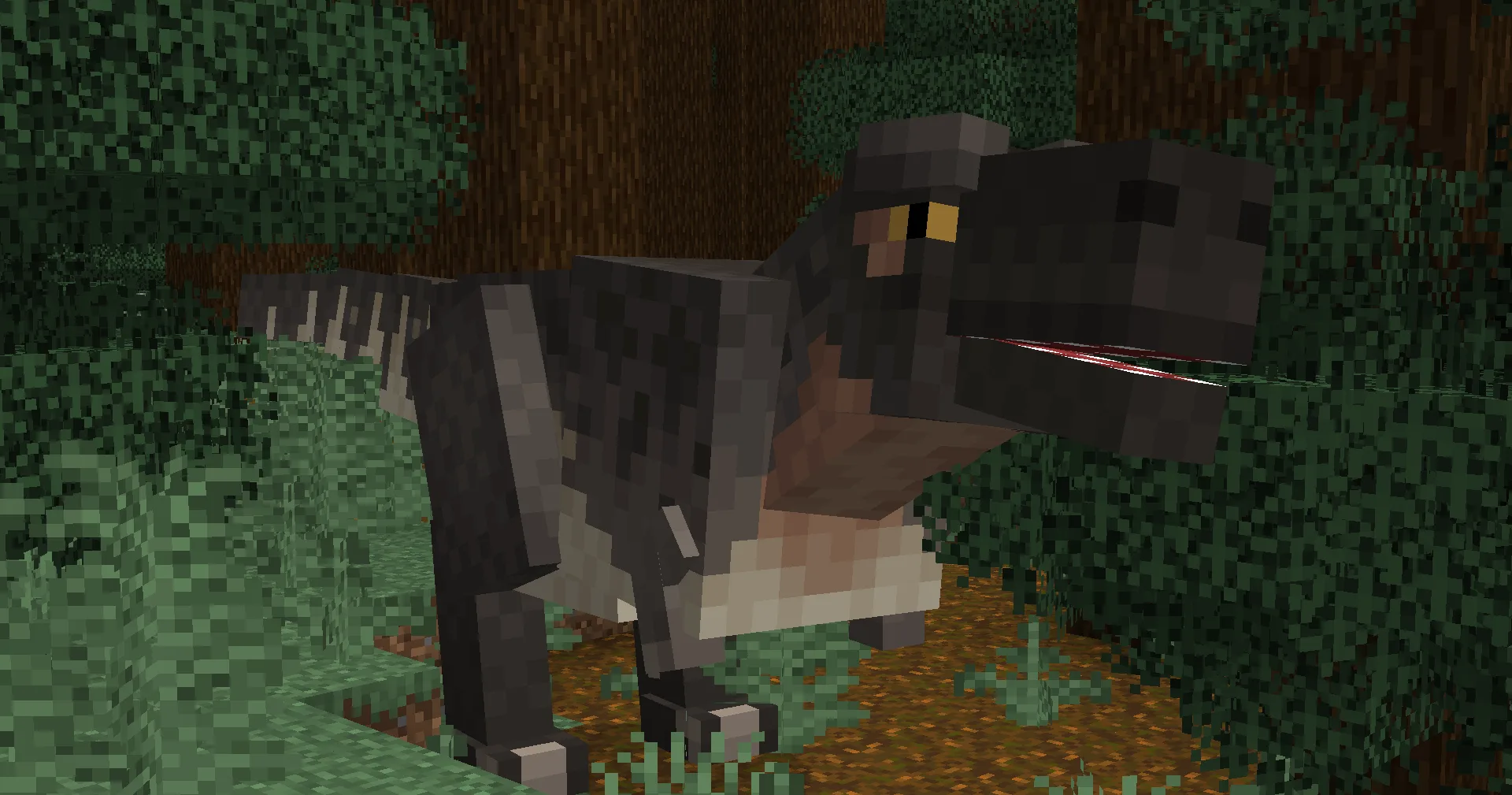 Скриншот модели тираннозавра из проекта Scorpio's F/A.