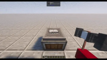 Инструкция по использованию молота в моде Create: Easier Sheets