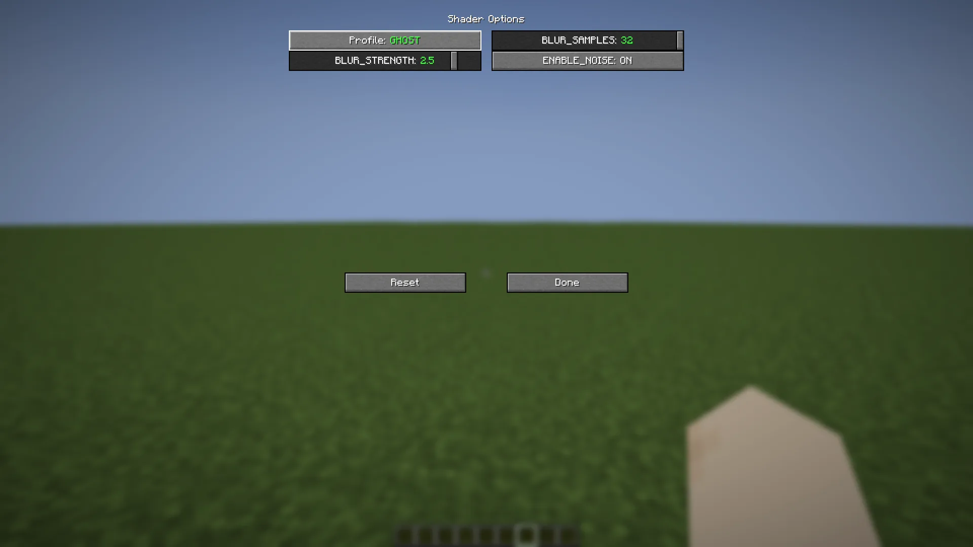 Различные пресеты шейдер пака Drift POV