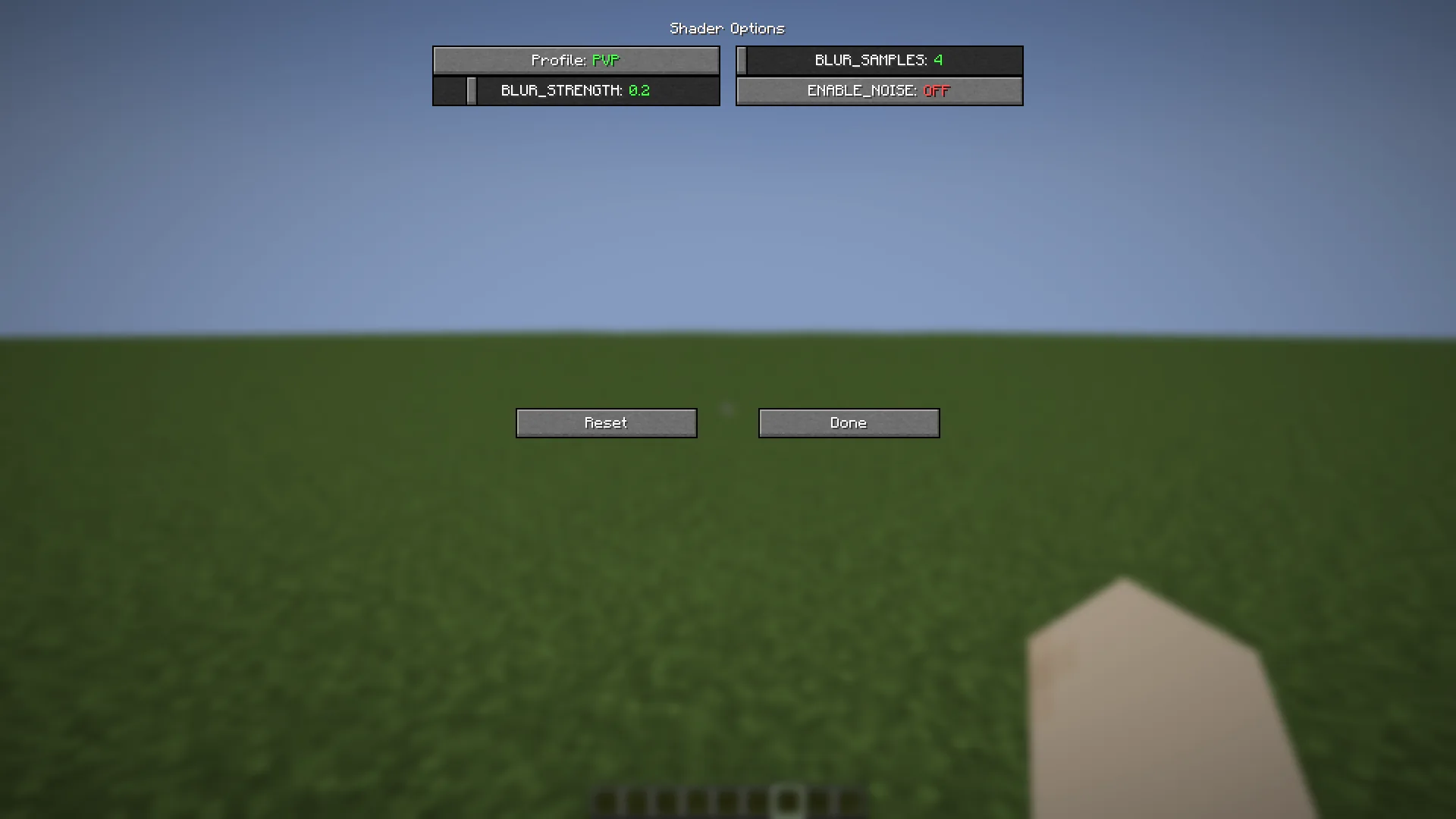 Различные пресеты шейдер пака Drift POV