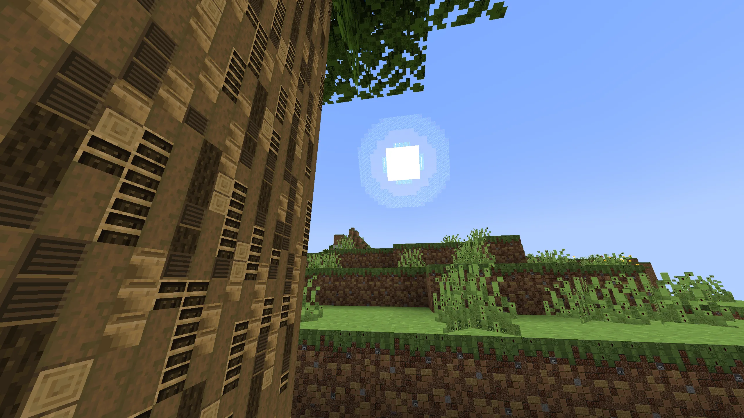 Обычный мир в ресурс-паке blockception 2