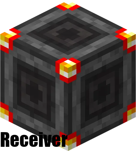 Редстоун-приемник из мода Simple Wireless Redstone