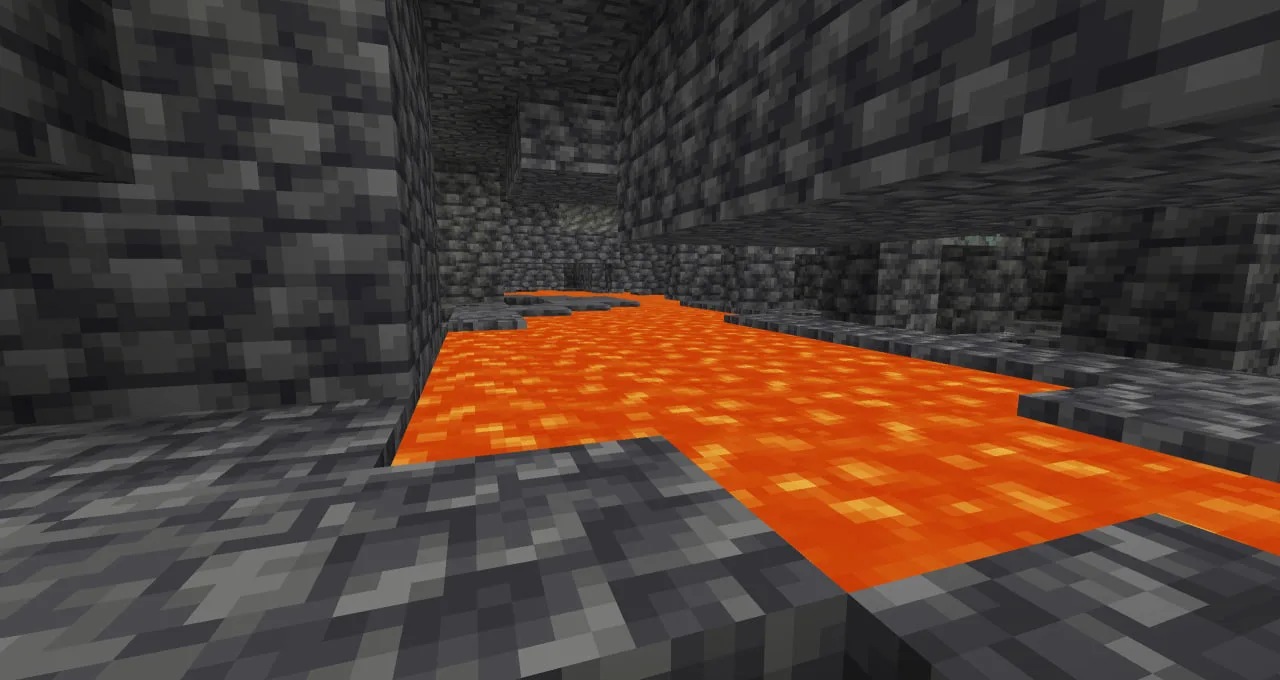 Лавовая трещина в моде Simple Structures: Caves