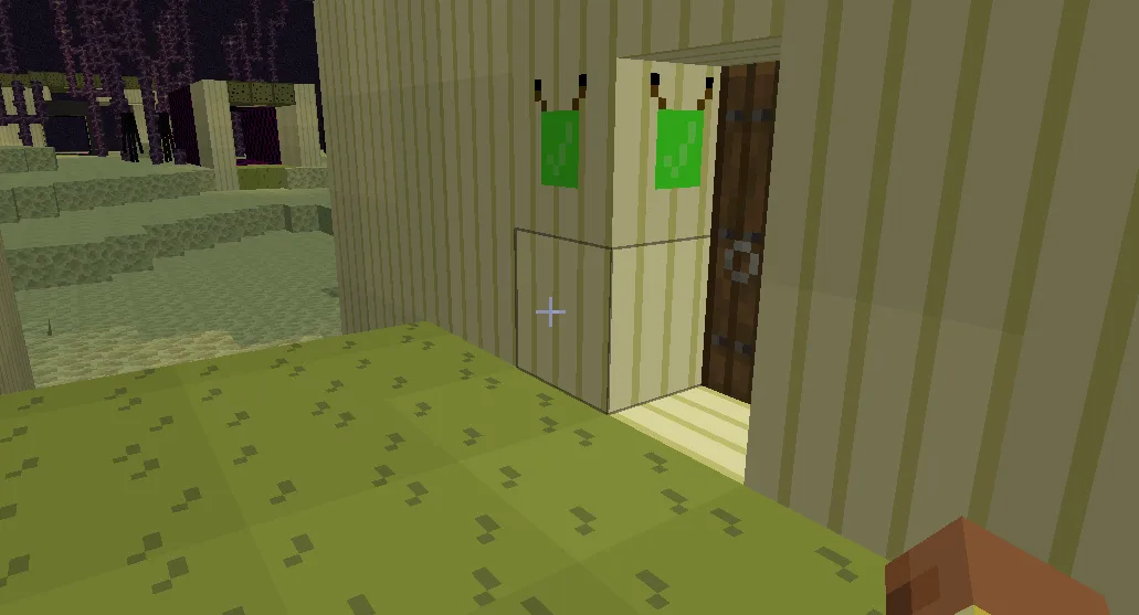 Ловушка в моде Backrooms Mod с визуальными глитч-эффектами