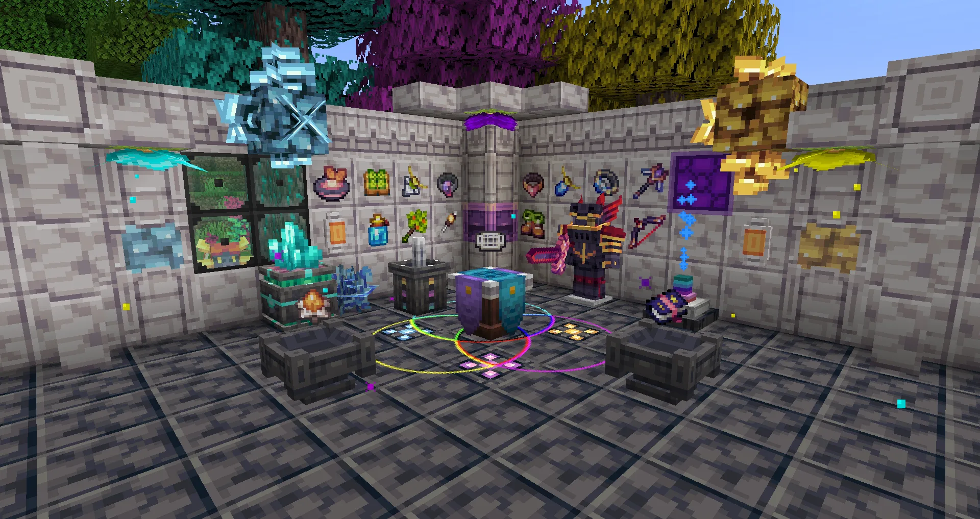 Демонстрация подборки блоков из модификации Spectrum.