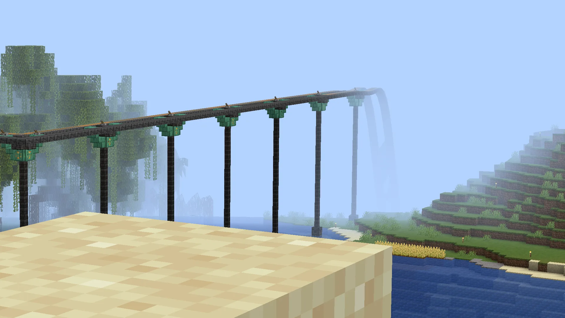 Железная дорога, падающая из мира.