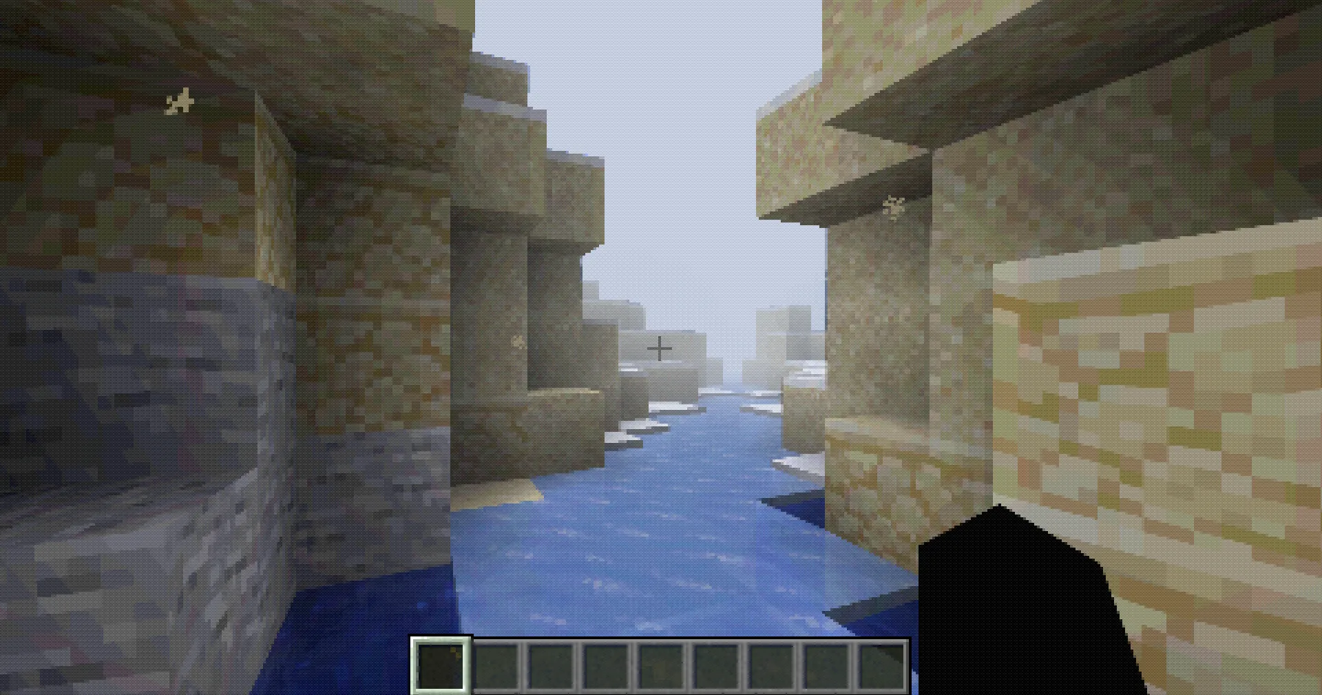 Shader PSX-Core: дневное время, туман.