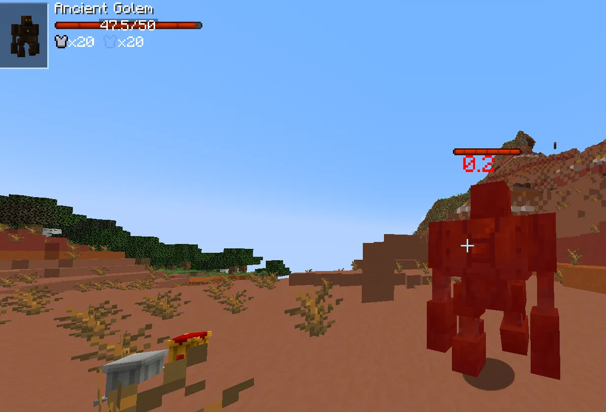 Отображение показателей брони и прочности в интерфейсе TslatEntityStatus.