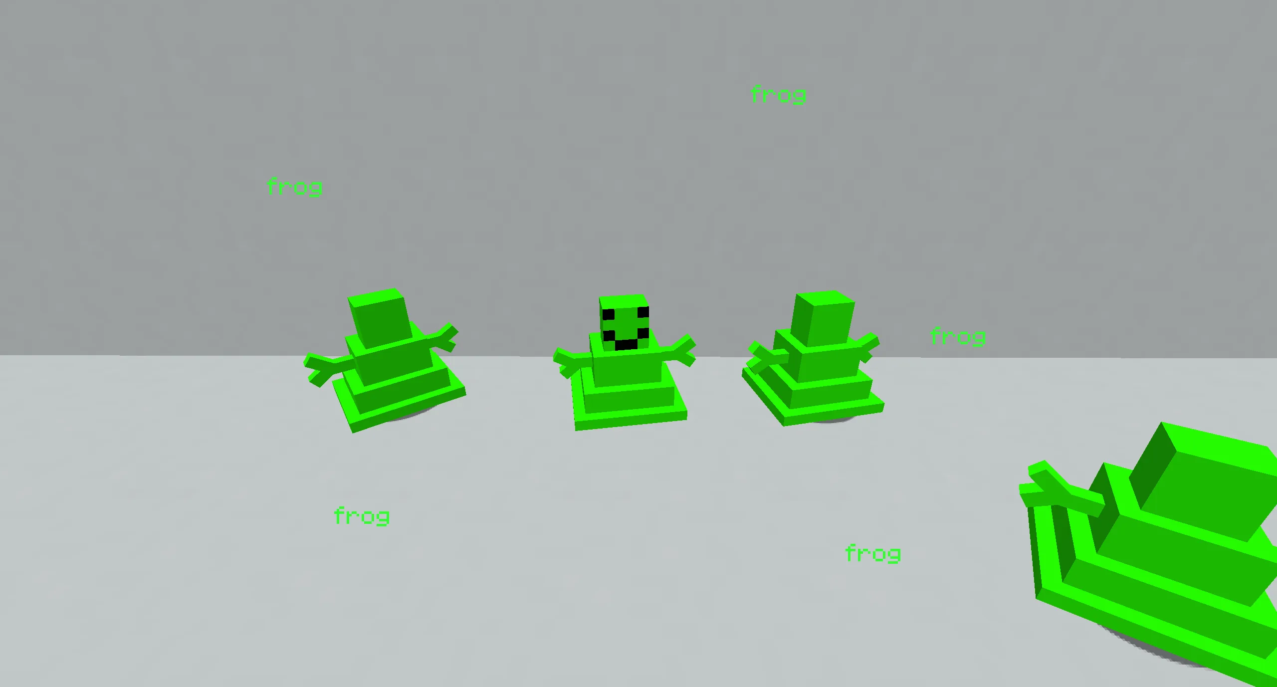 Существа из мода Frog Corruption