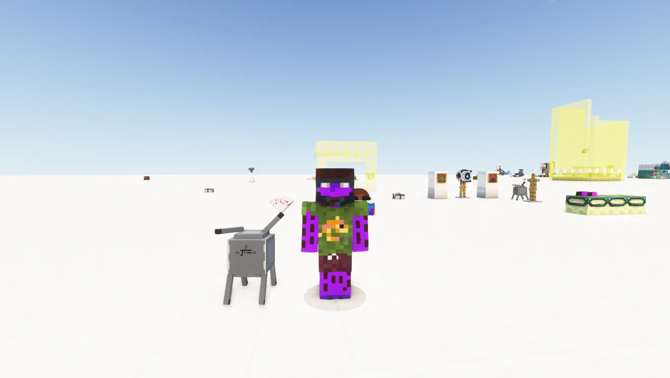 Персонаж CEO Jameson и его помощник из проекта OpenBagTwo's Custom Items