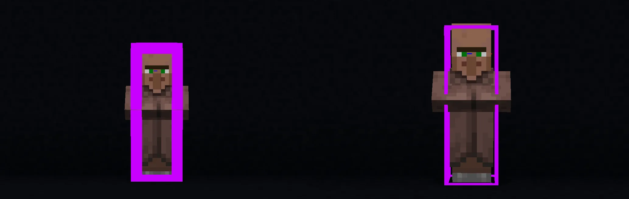 Настройка толщины линий хитбокса в зависимости от дистанции