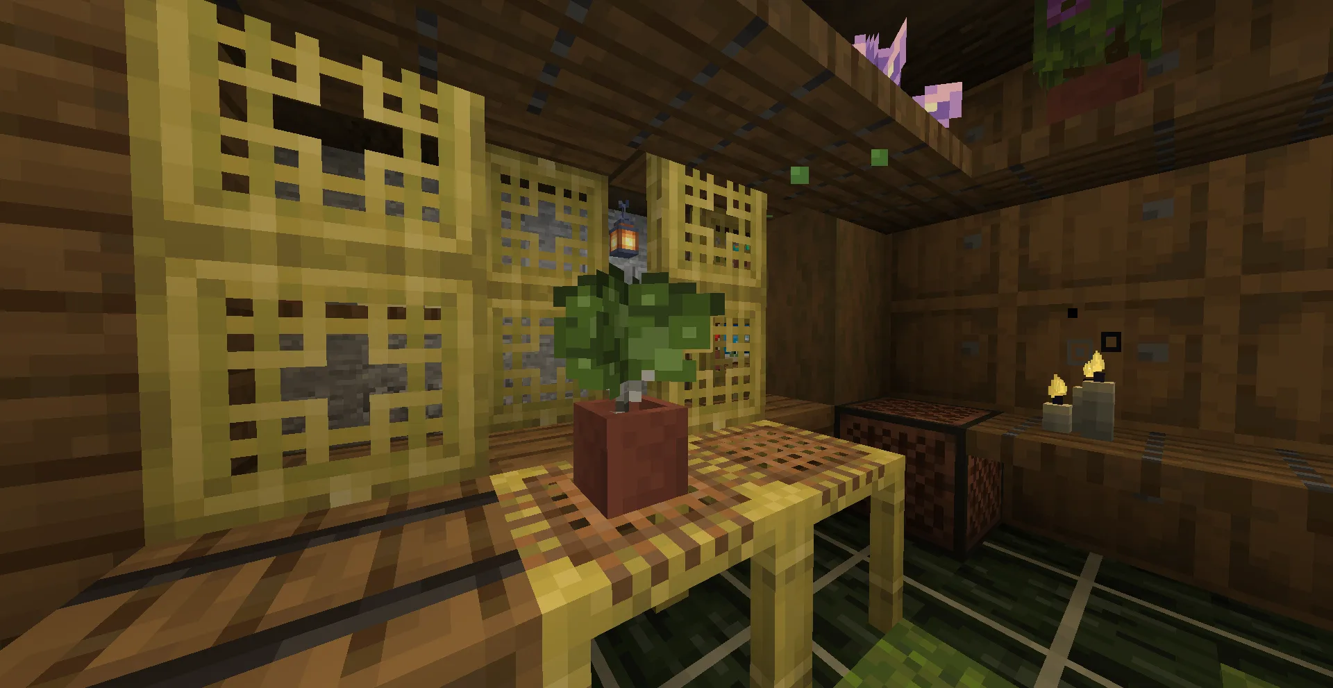 Березовый саженец в игре из ресурс-пака Tree Saplings+