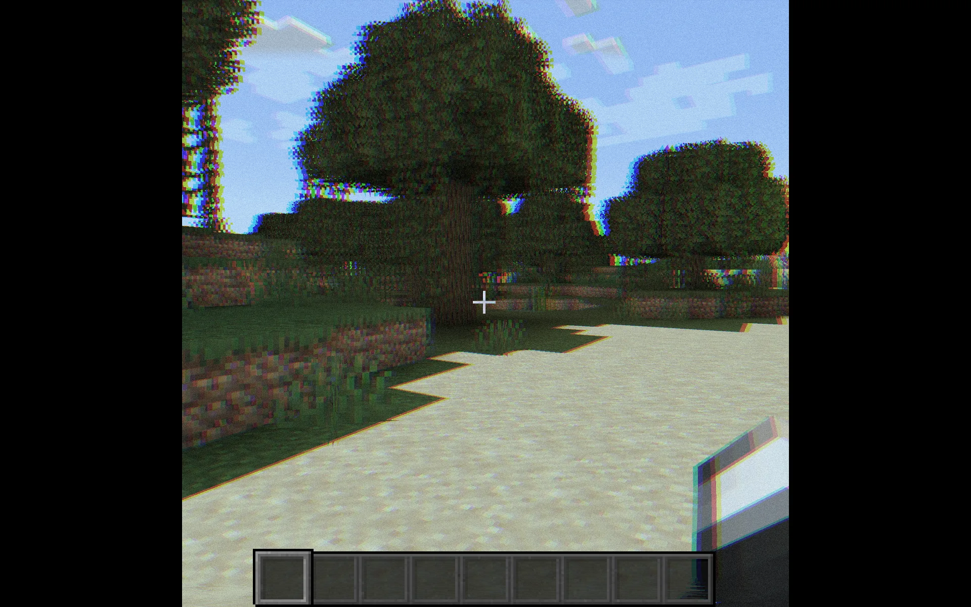 Демонстрация работы шейдера Fabulous VHS