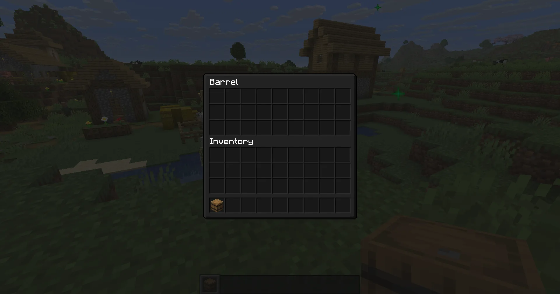 Текстура бочки из ресурс-пака Stennos Dark Mode.