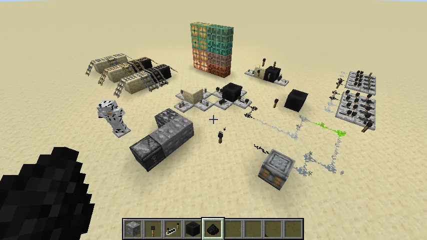 Ресурс-пак Pridestone: редстоун-блоки, предметы и броня с отделкой в цветах афлаг-агендер.